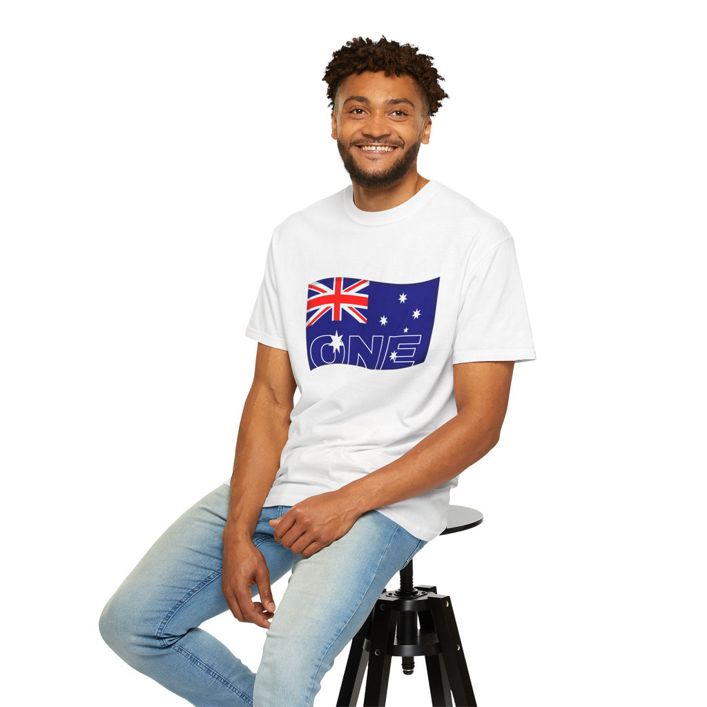 Australia Flag "One" Graphic T-Shirt