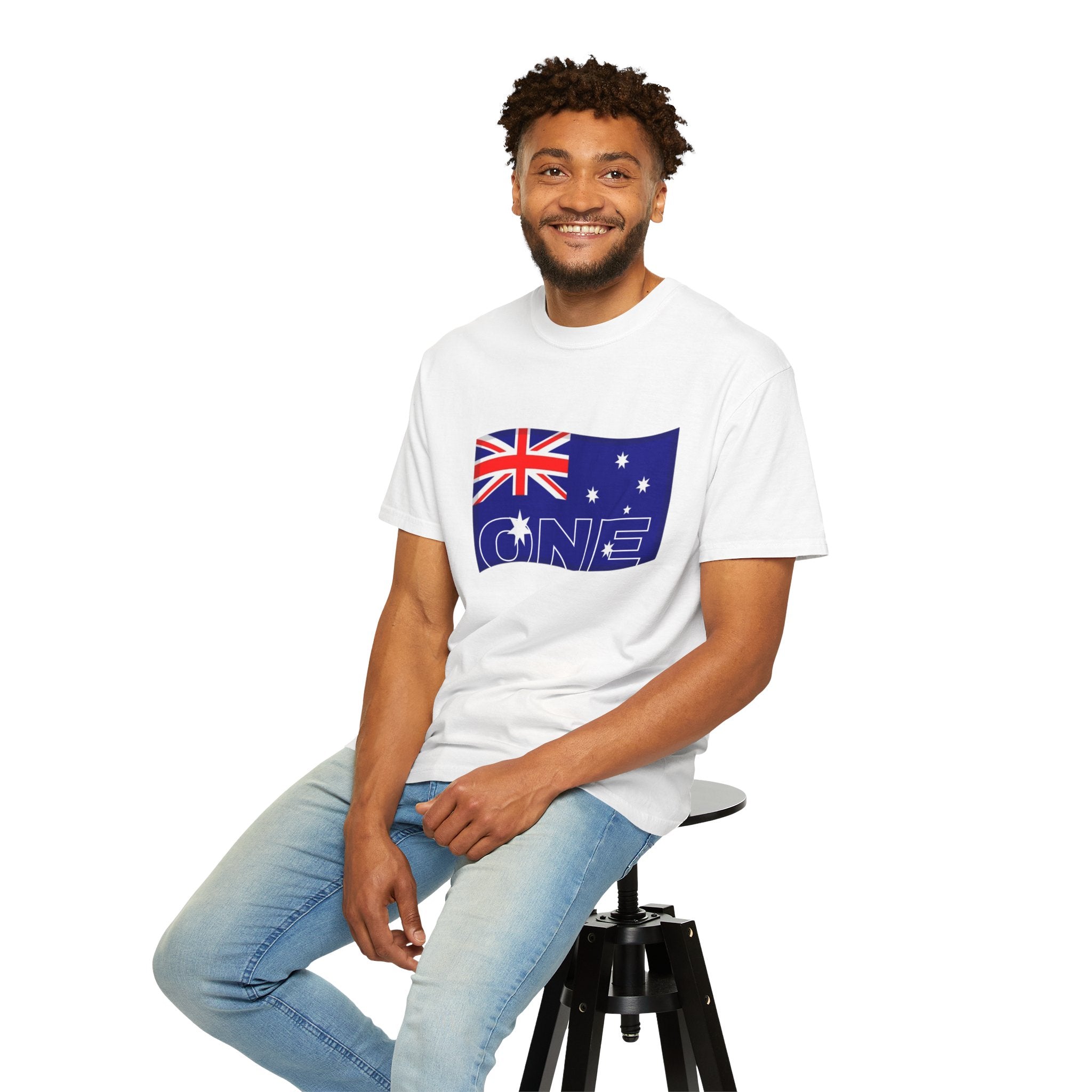 Australia Flag "One" Graphic T-Shirt