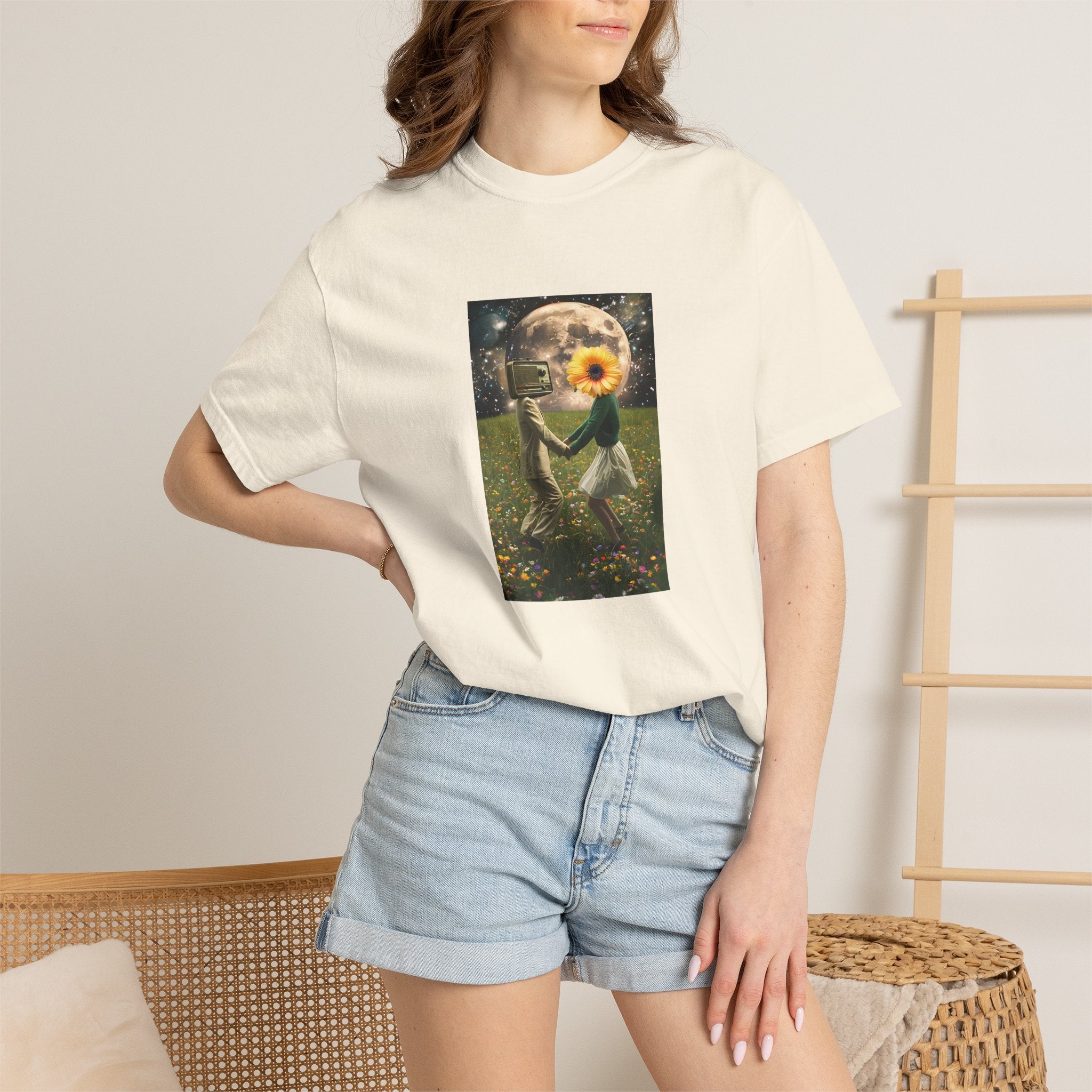 Whimsical Magic Women's Tee - Unique Cotton T-Shirt with Wild Nature Graphic, Perfect Witchy Gift