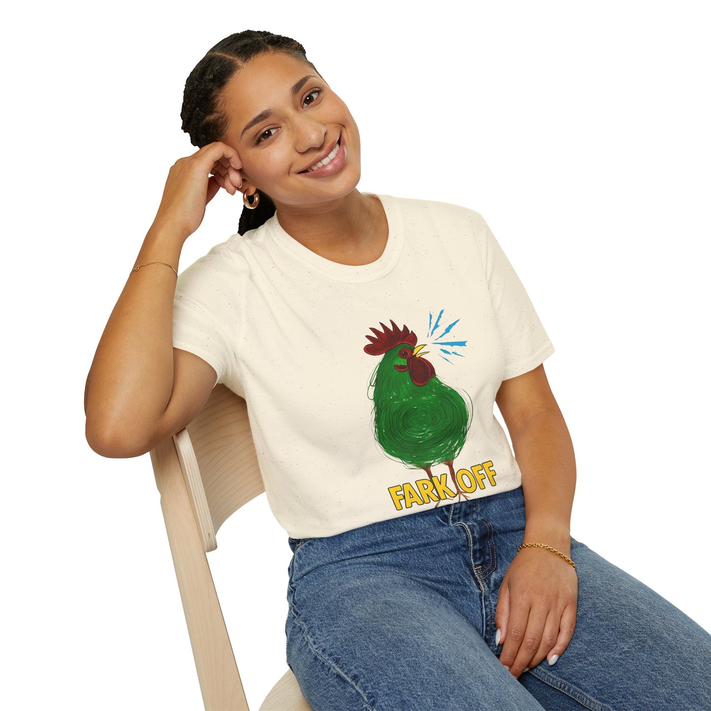 Funny Chicken Graphic T-Shirt, Humor Tee, Farm-Inspired Apparel, Gift for Chicken Lovers, Meme Shirt, Casual Wear