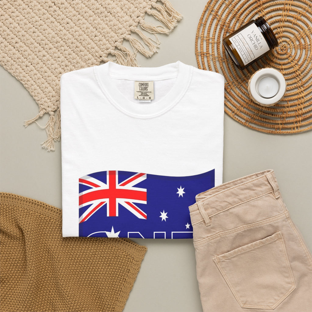 Australia Flag "One" Graphic T-Shirt