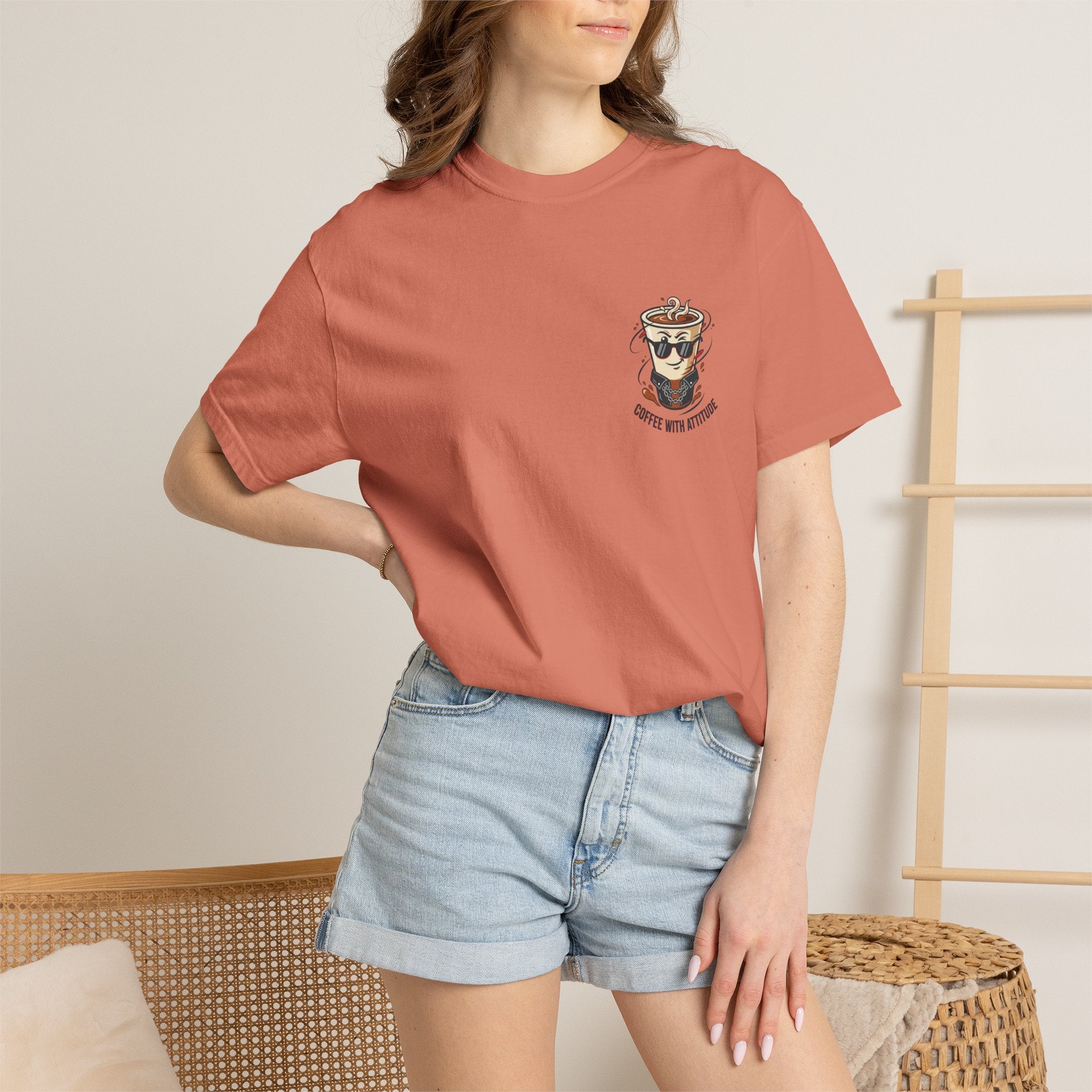 Running on Coffee & Attitude Mum T-Shirt