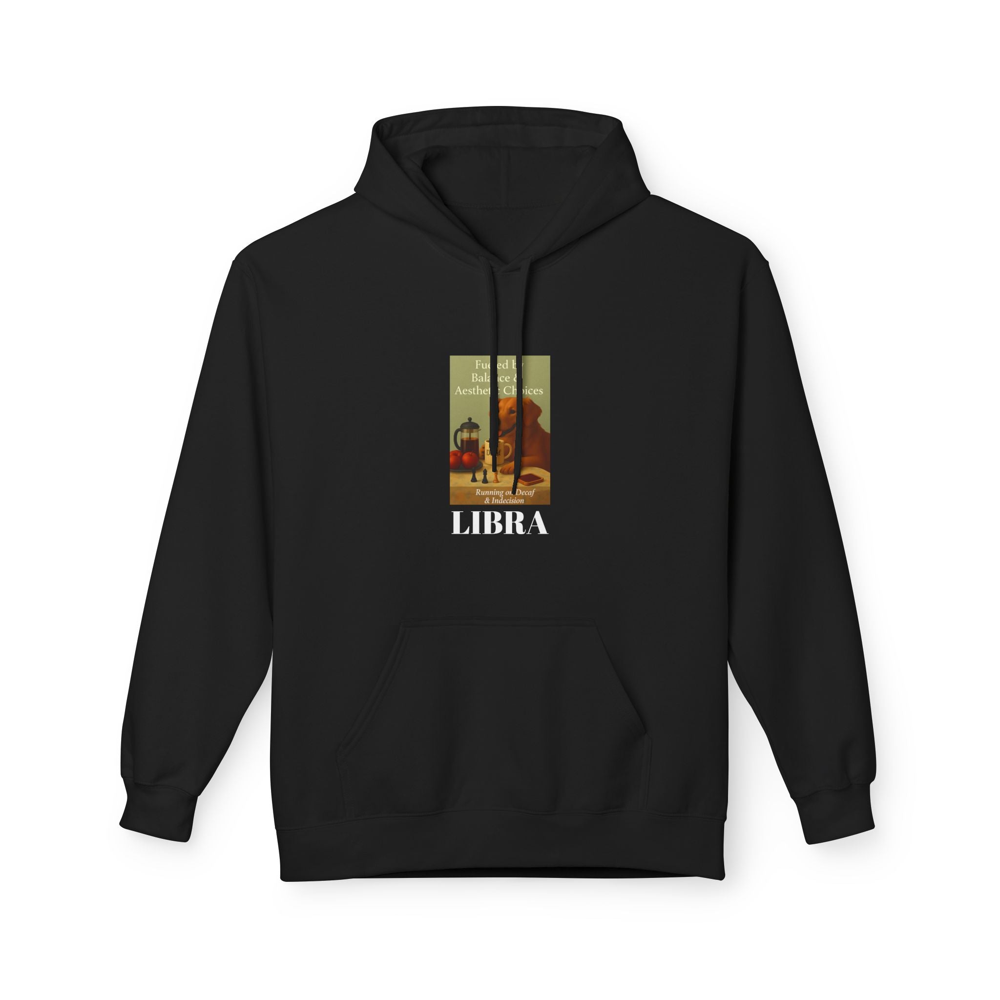 Libra Dog Balance & Aesthetic Choices, Unisex Hoodie Sweatshirt, Zodiac Gift
