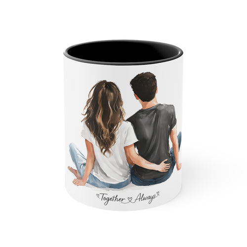 "The Couple" Together Always Accent Mug 11oz