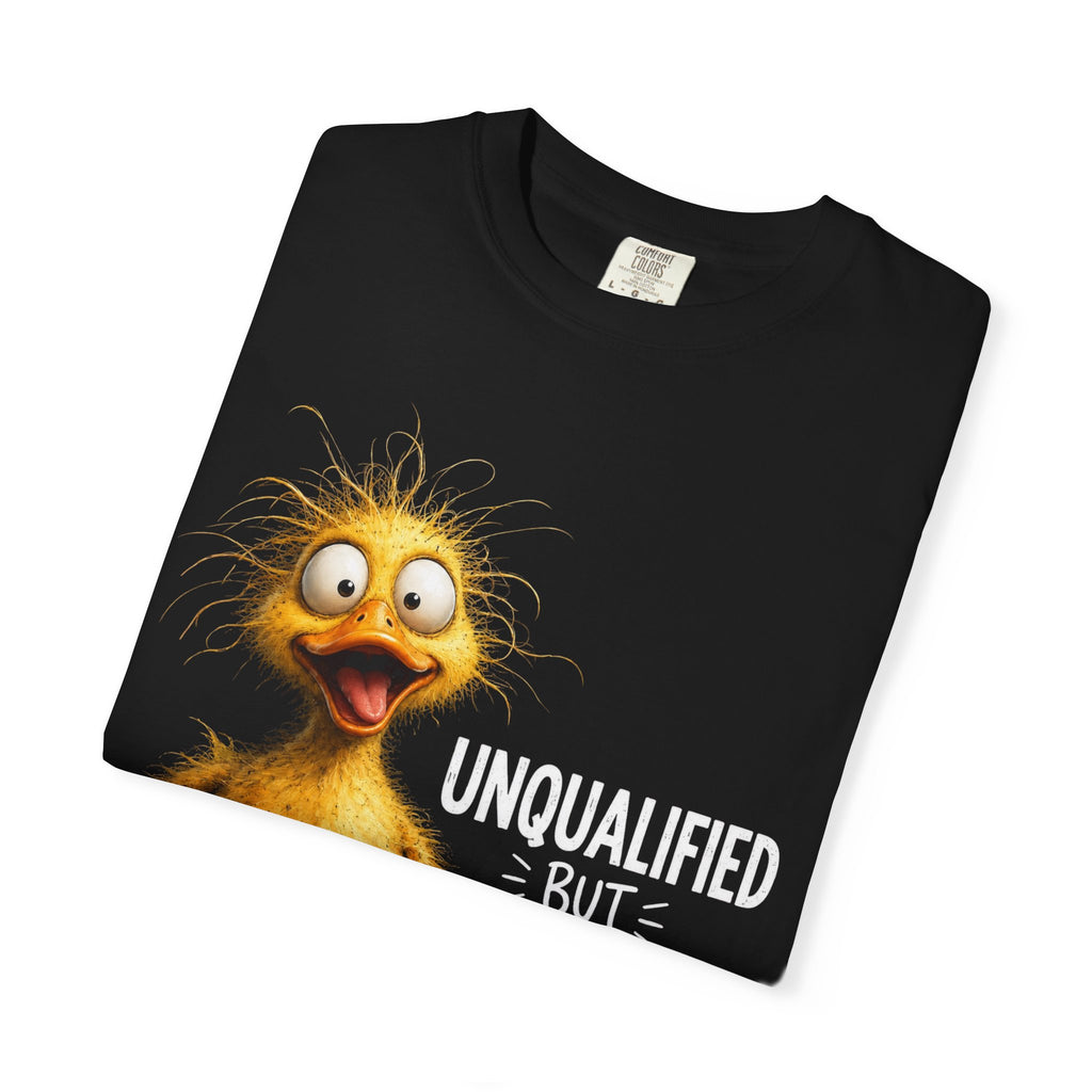 Unqualified But Enthusiastic Duck Graphic Tee