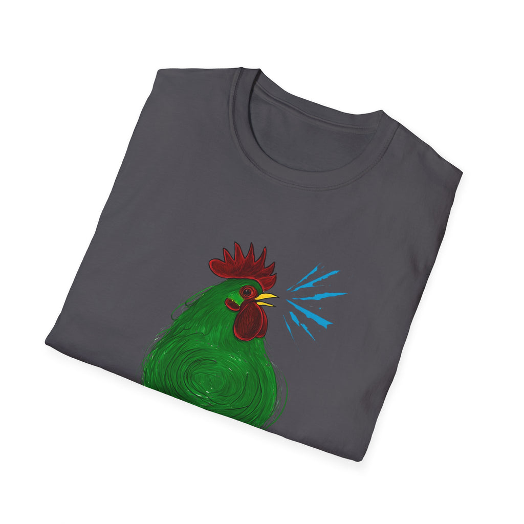 Funny Chicken Graphic T-Shirt, Humor Tee, Farm-Inspired Apparel, Gift for Chicken Lovers, Meme Shirt, Casual Wear