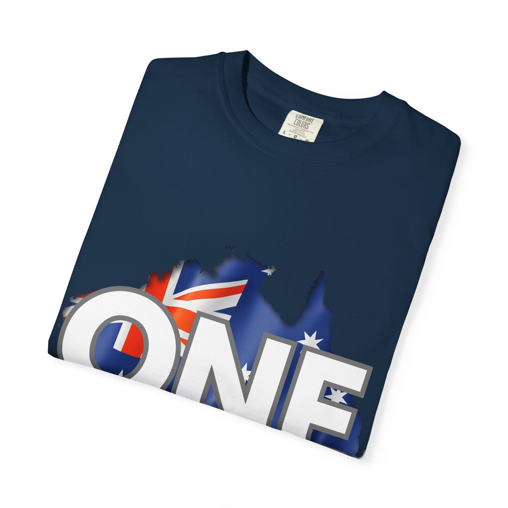 ONE Australia Unity T-Shirt — Aussie Flag Map Graphic Tee