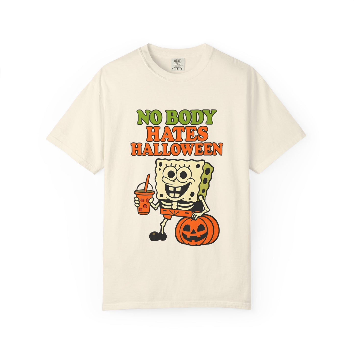 Halloween T-Shirt featuring SpongeBob, Funny Halloween Shirt, Unisex Graphic Tee, Gift for Halloween Lovers, Costume Party Wear, Spooky Season Apparel