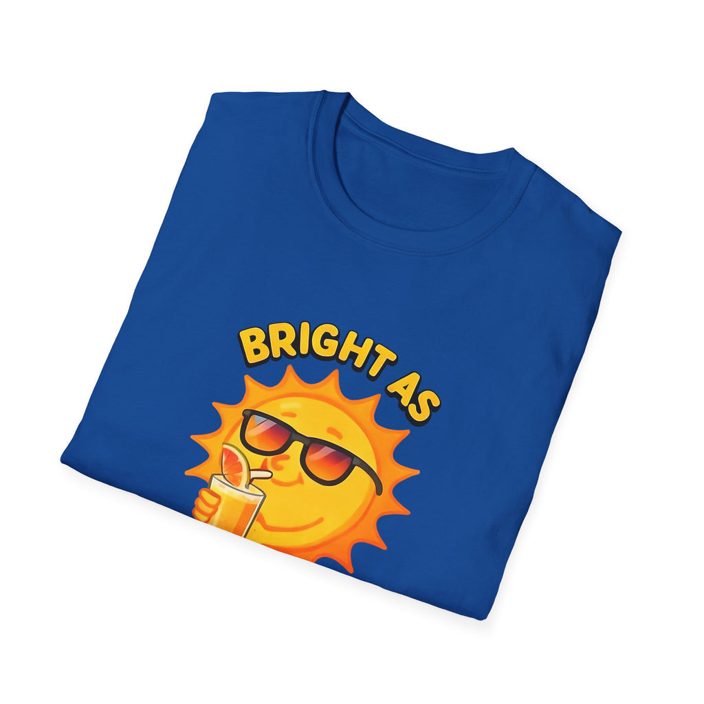 Bright as Morning T-Shirt - Fun Summer Tee, Gift for Friends, Casual Wear, Summer Vibes