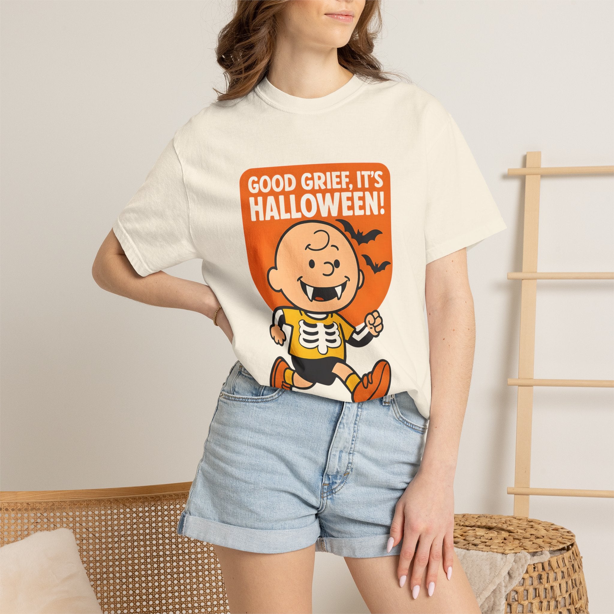 Halloween Charlie Unisex T-shirt - Good Grief Design