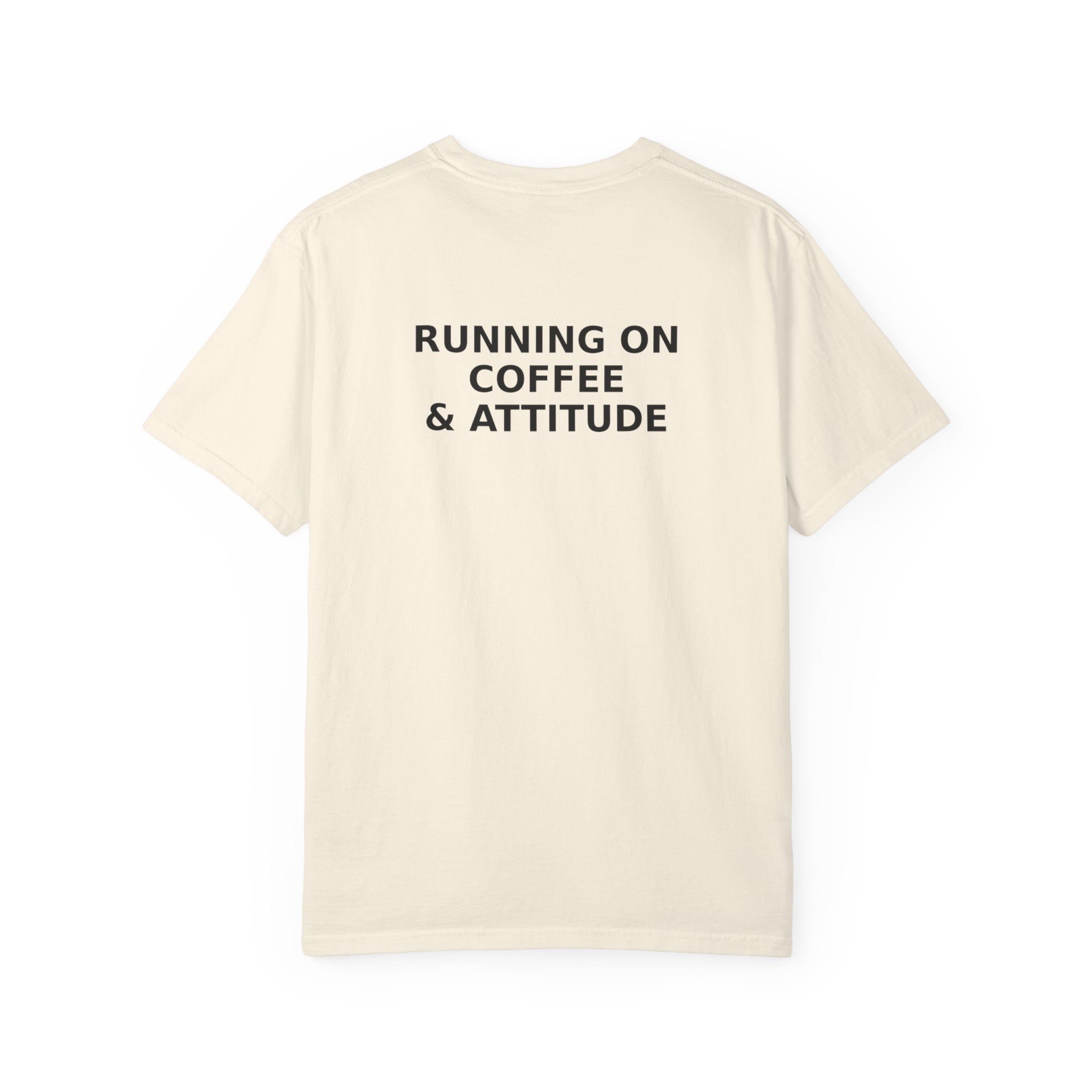 Running on Coffee & Attitude | Funny Coffee Quote Apparel & Gifts
