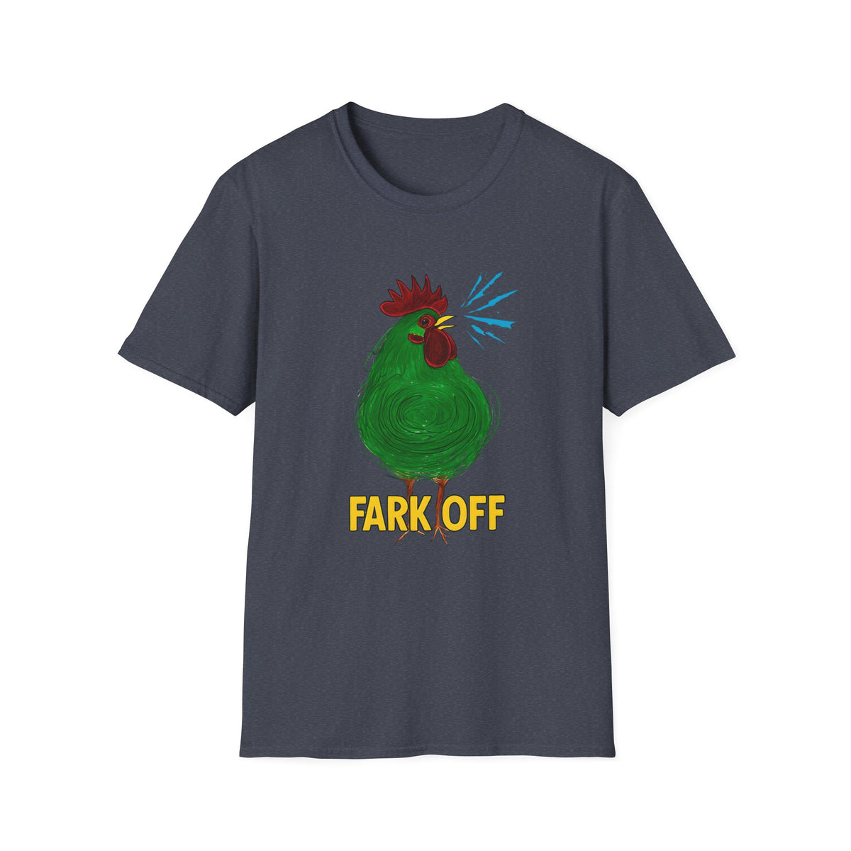 Funny Chicken Graphic T-Shirt, Humor Tee, Farm-Inspired Apparel