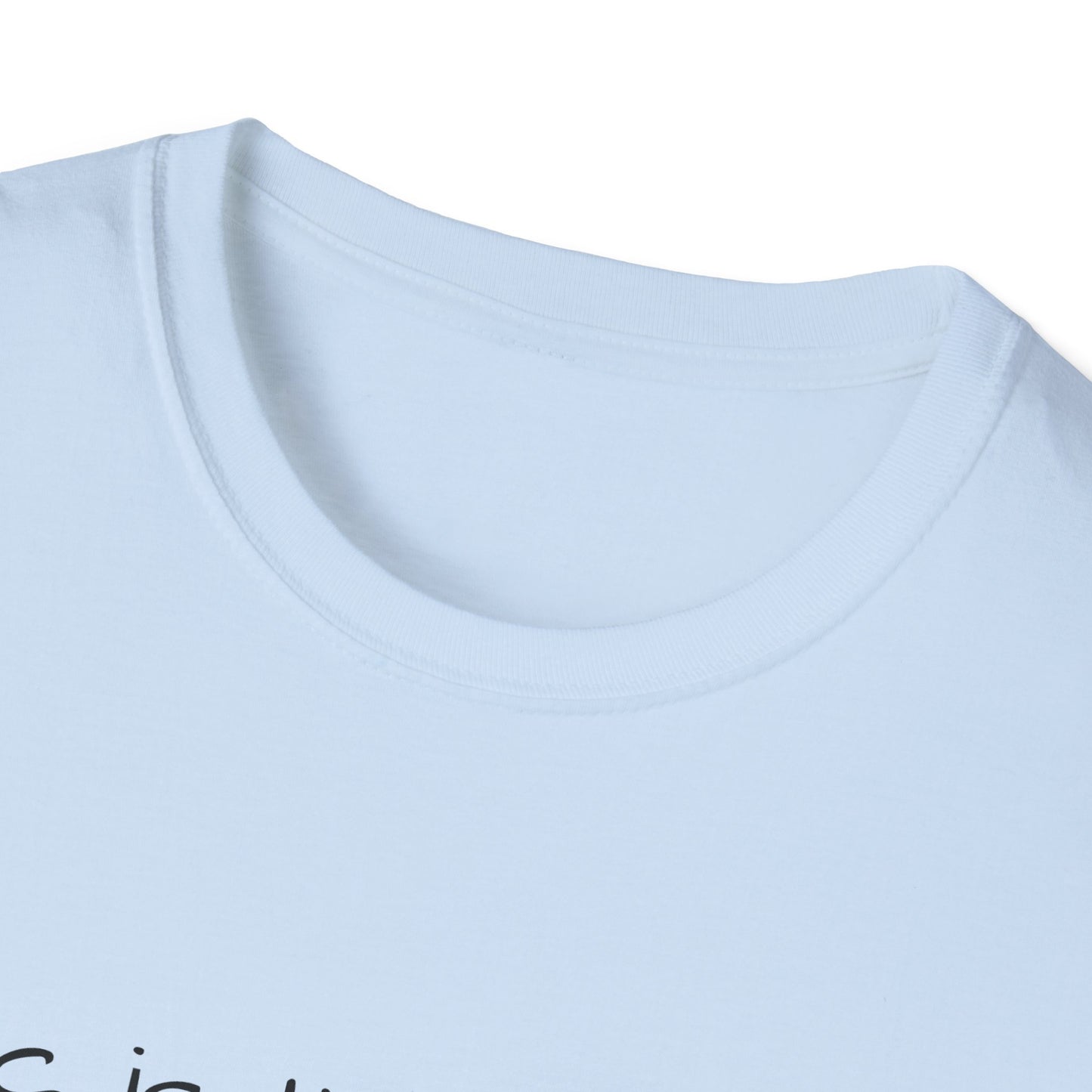 Unisex  Softstyle Tee, Unique Graphic Tee, Inspirational Quote