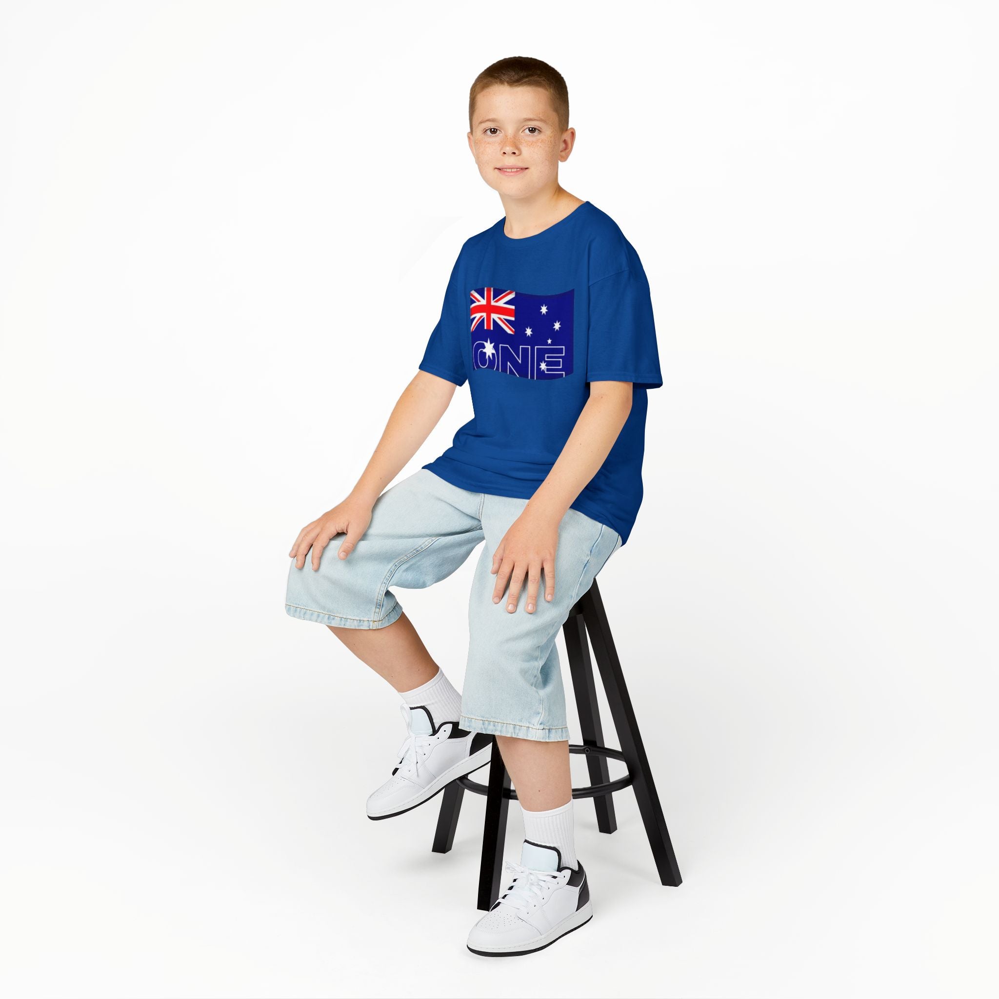 Kids Tee — Australian Flag "ONE" Design