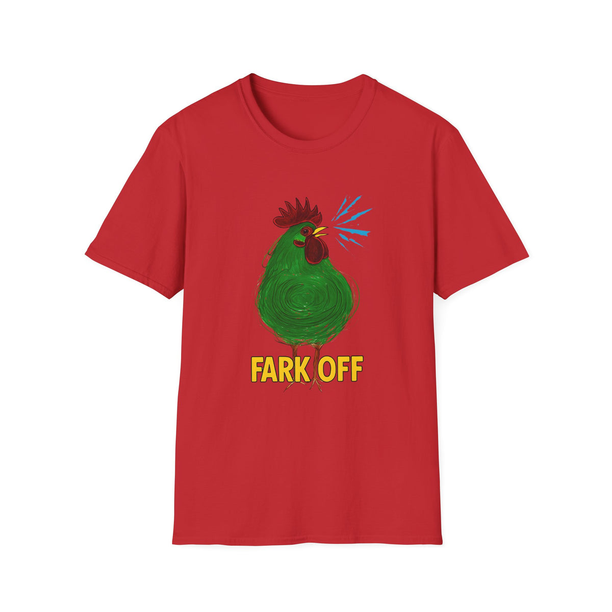 Funny Chicken Graphic T-Shirt, Humor Tee, Farm-Inspired Apparel