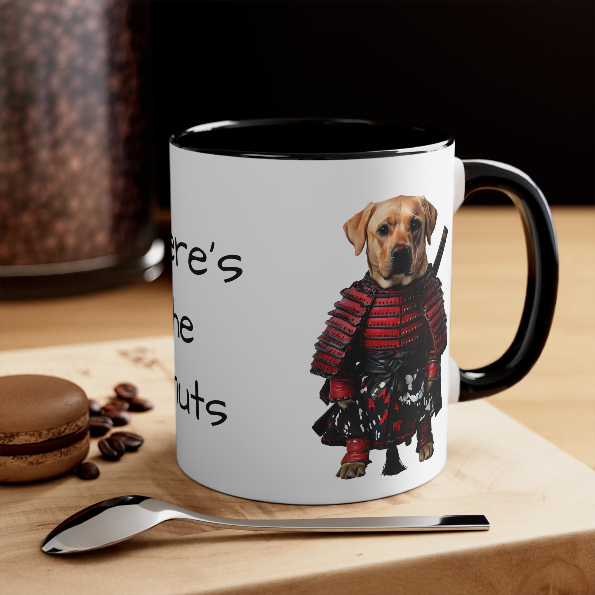 Golden Retriever in Samurai Outfit Accent Mug Perfect Gift for Dog Lovers & Pet Owners