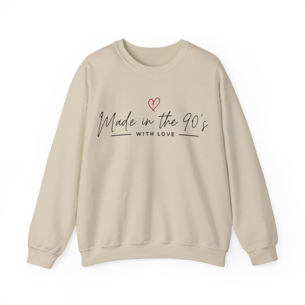 Made in the 90's Unisex Heavy Blend™ Crewneck Sweatshirt - Made in the 90's with love..