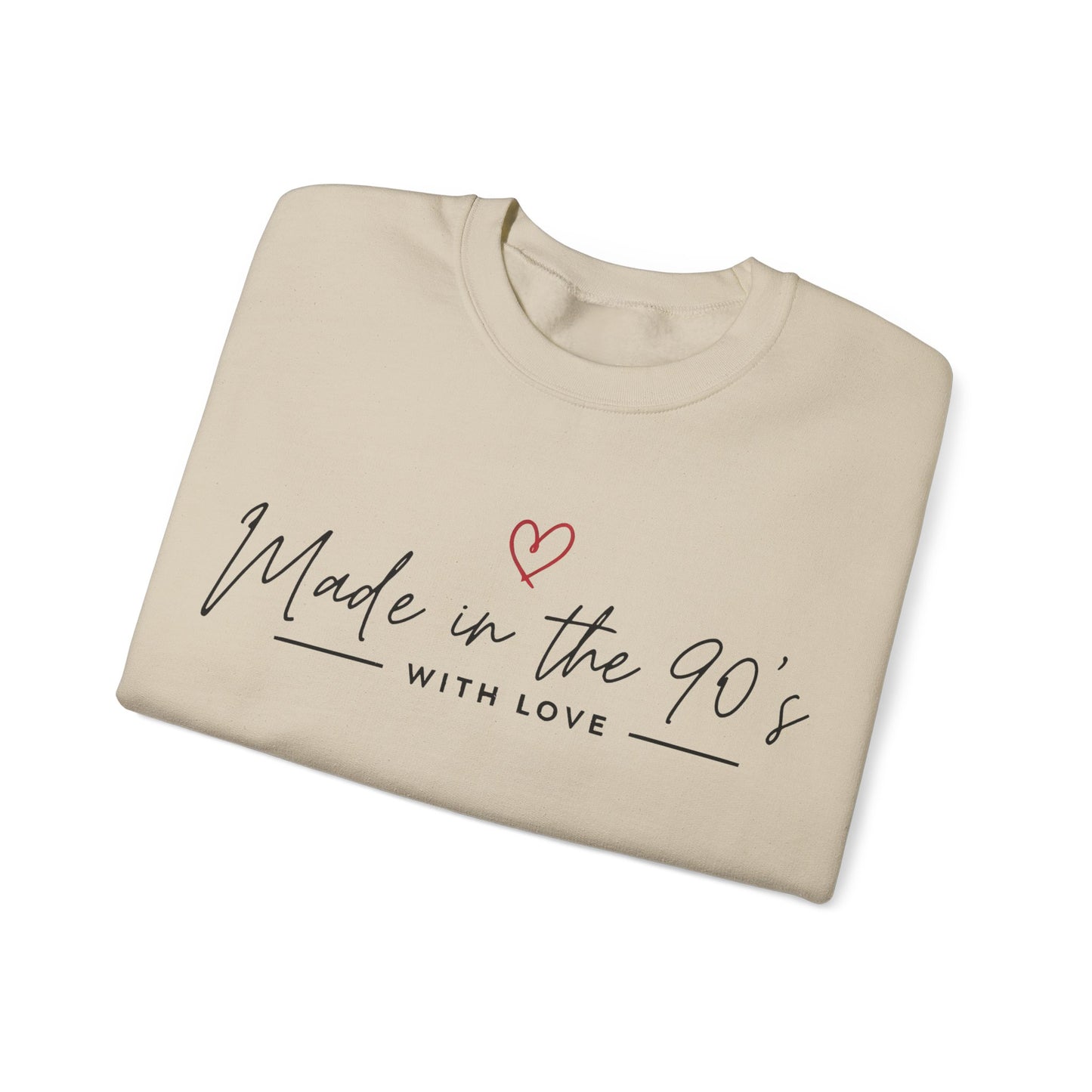 Made in the 90's Unisex Heavy Blend™ Crewneck Sweatshirt - Made in the 90's with love..
