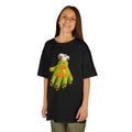 Kids — Cute Green Hand Plush Design with “I Need a Hand” Text