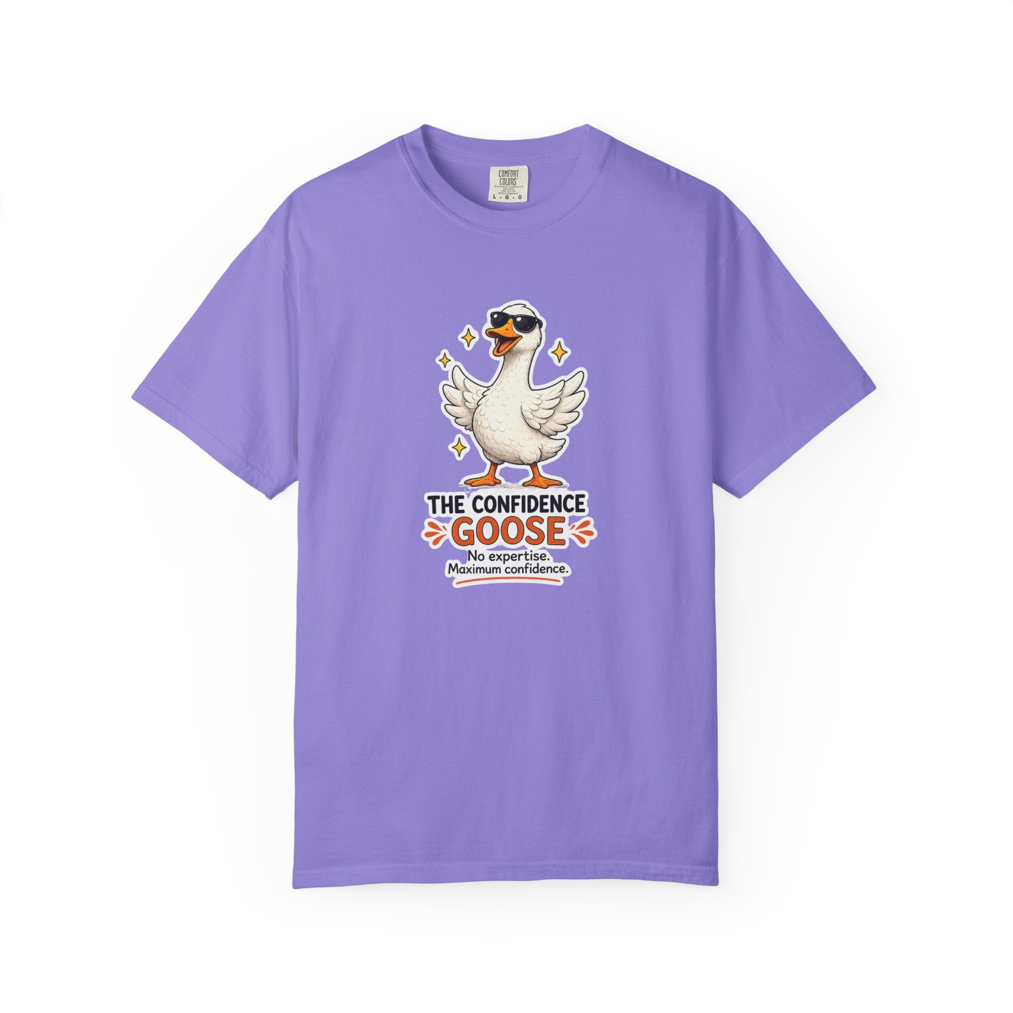 Confidence Goose T-Shirt — Funny Motivational Graphic Tee