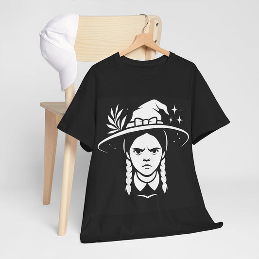 Witchy Vibes Unisex Tee, Spooky Tee, Halloween Shirt, Gift for Witch Lovers, Casual Outfit, Graphic Tee