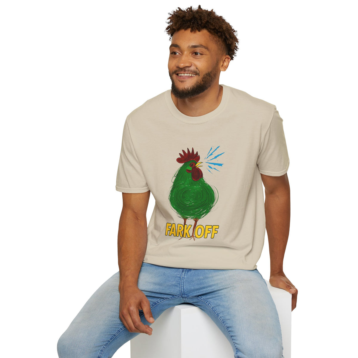 Funny Chicken Graphic T-Shirt, Humor Tee, Farm-Inspired Apparel