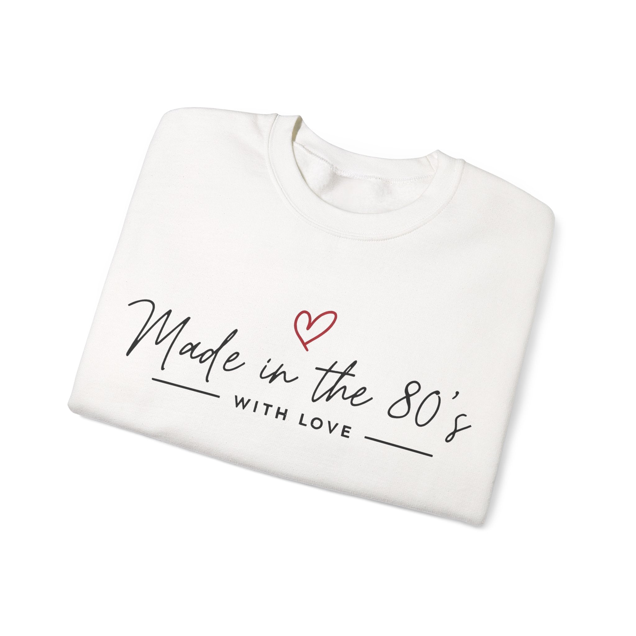 Made in the 80's Unisex Heavy Blend™ Crewneck Sweatshirt - Made in the 80's with love..