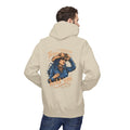 Sand cowgirl graphic pullover hoodie, hood and front pouch pocket