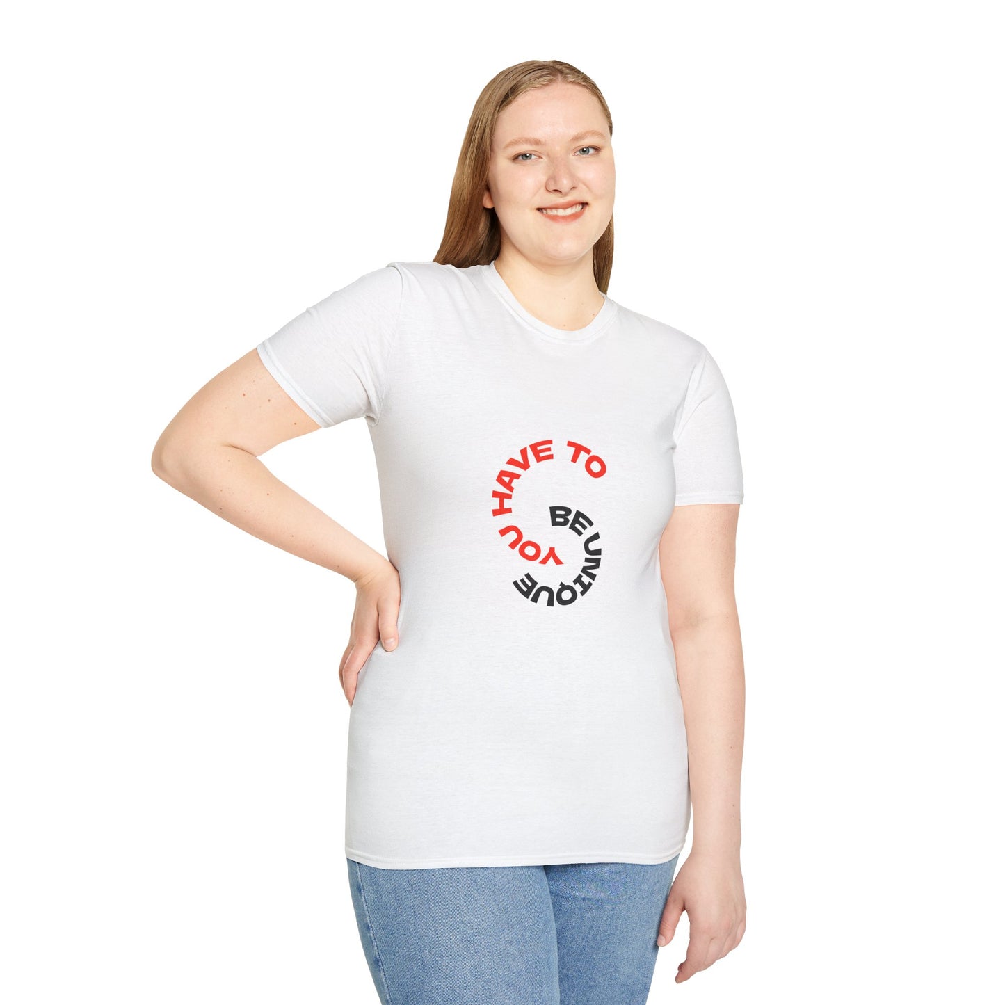 Inspirational Unisex Softstyle T-Shirt, Unique Graphic Shirt, Casual Wear, Vintage Style