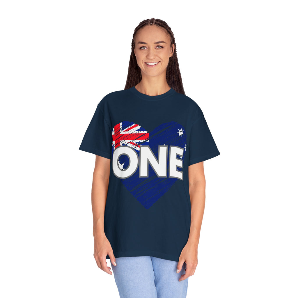 ONE Heart Australia Unity T-Shirt — Aussie Heart Graphic Tee