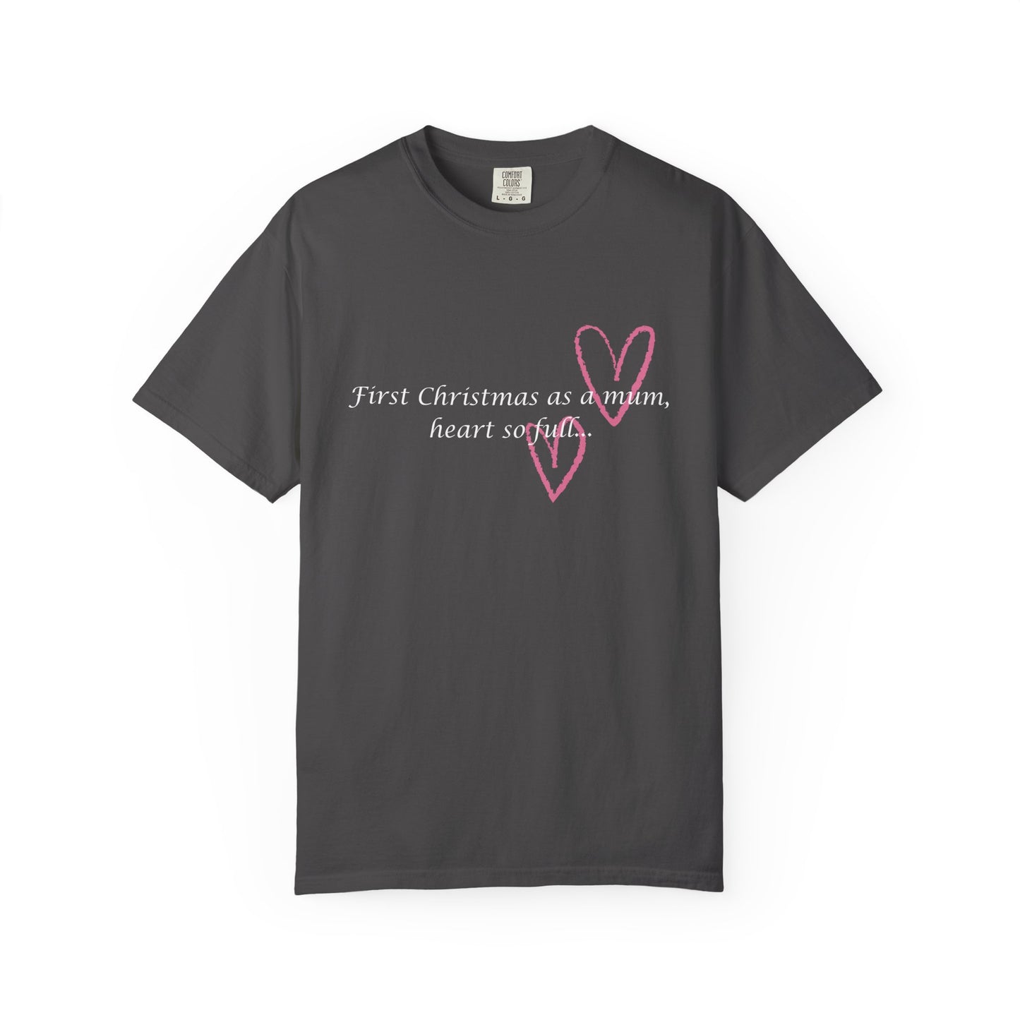 First Christmas as a Mum Heart T-Shirt