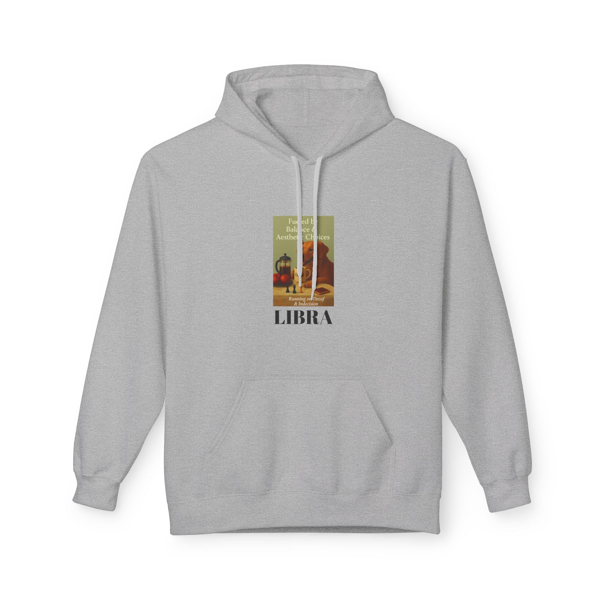 Libra Dog Balance & Aesthetic Choices, Unisex Hoodie Sweatshirt, Zodiac Gift