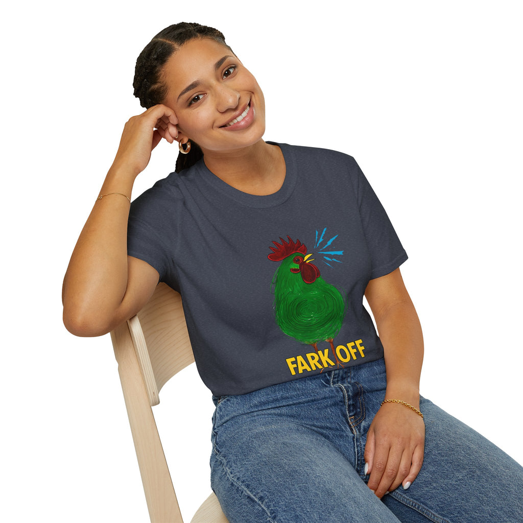Funny Chicken Graphic T-Shirt, Humor Tee, Farm-Inspired Apparel