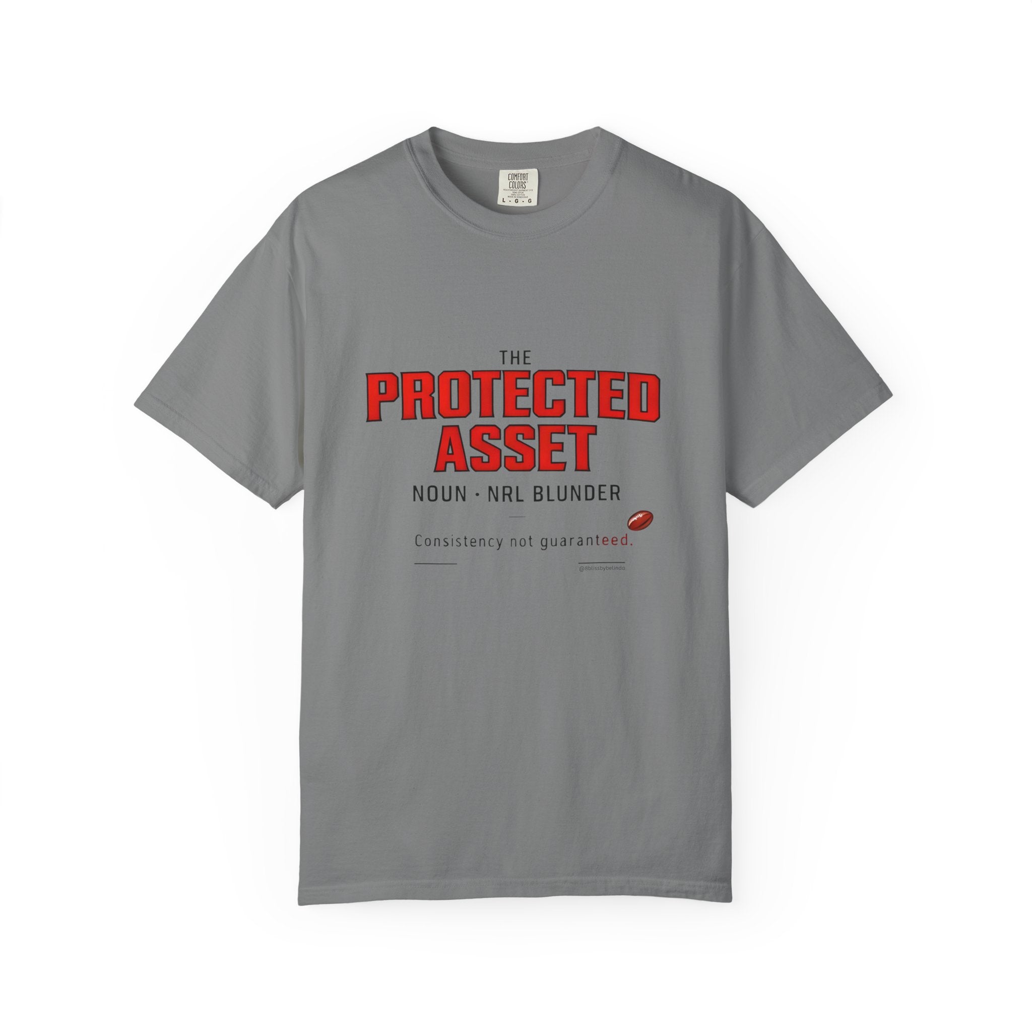 The Protected Asset Graphic T-Shirt — 'The Protected Asset' Sports Humour Tee with Definition Print