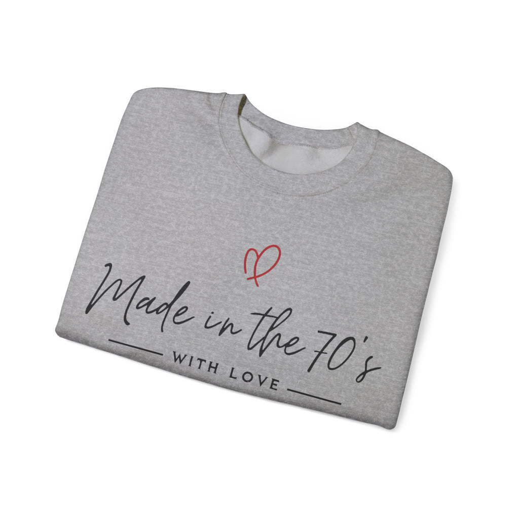 Made in the 70's Unisex Heavy Blend™ Crewneck Sweatshirt - Made in the 70's with love..