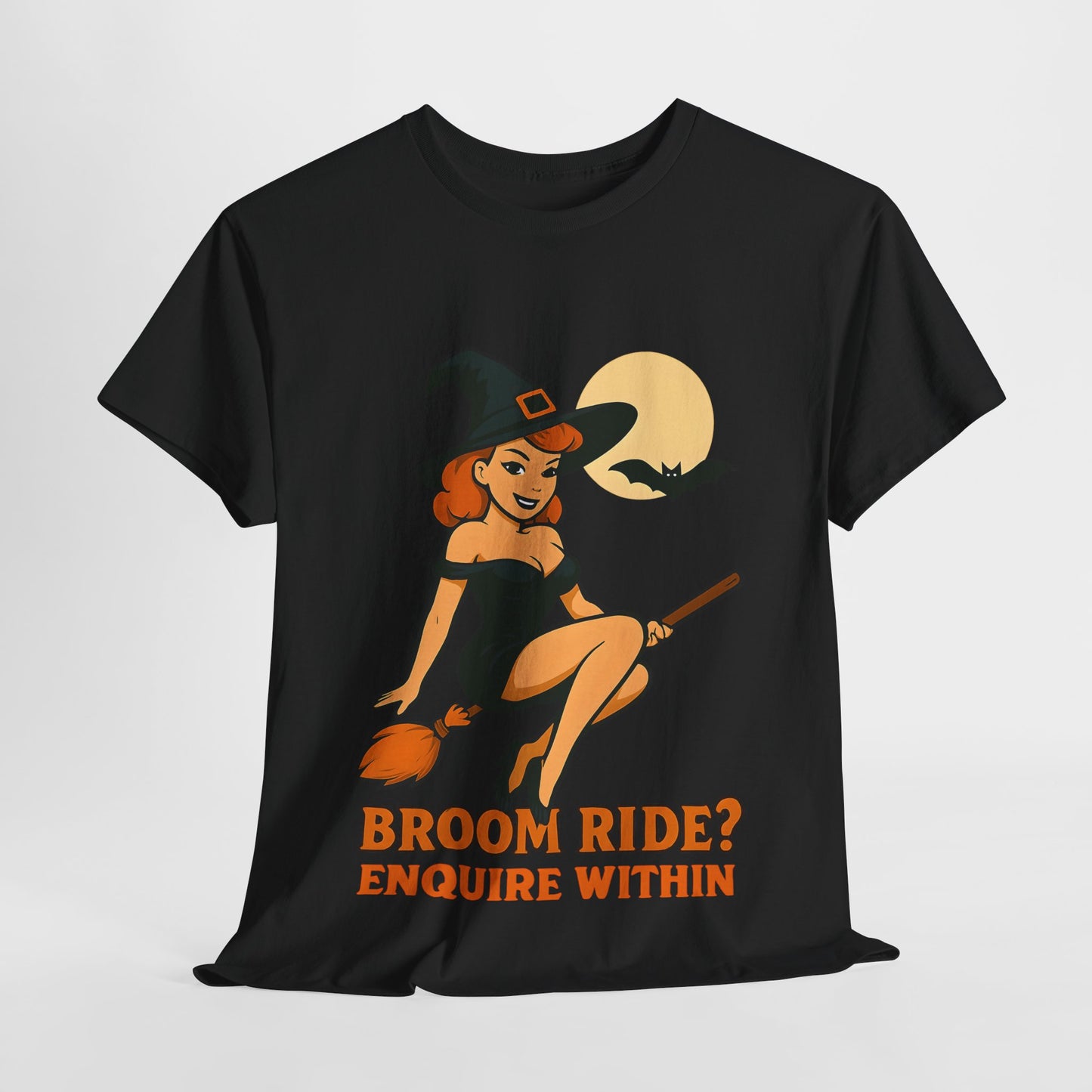 Halloween Witch Tee, Unisex Cotton T-Shirt, Spooky Apparel, Cute Halloween Shirt, Witchy Gifts, Fun Costume Top