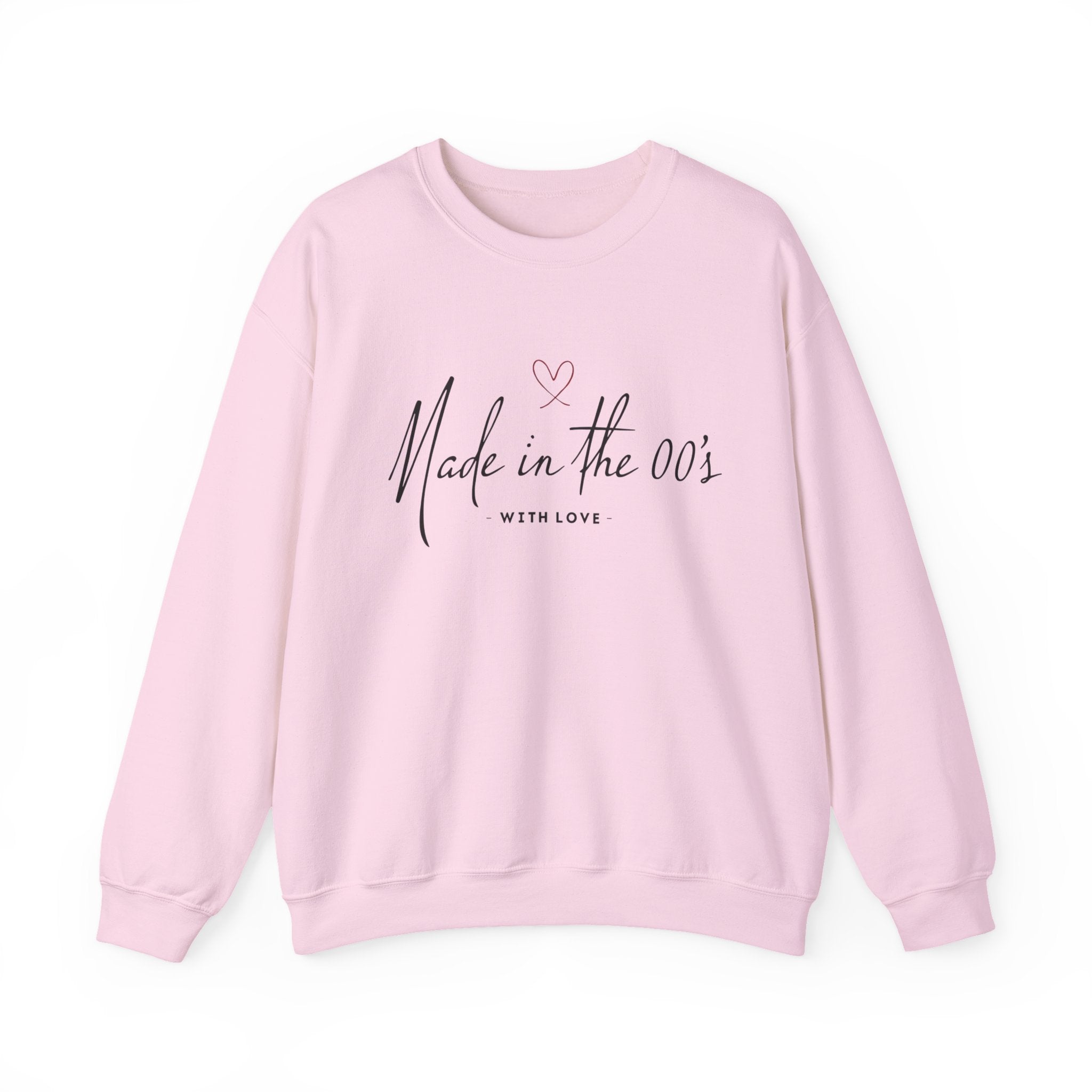 Made in the 00's Crewneck Sweatshirt — Retro 2000s Born With Love Pullover