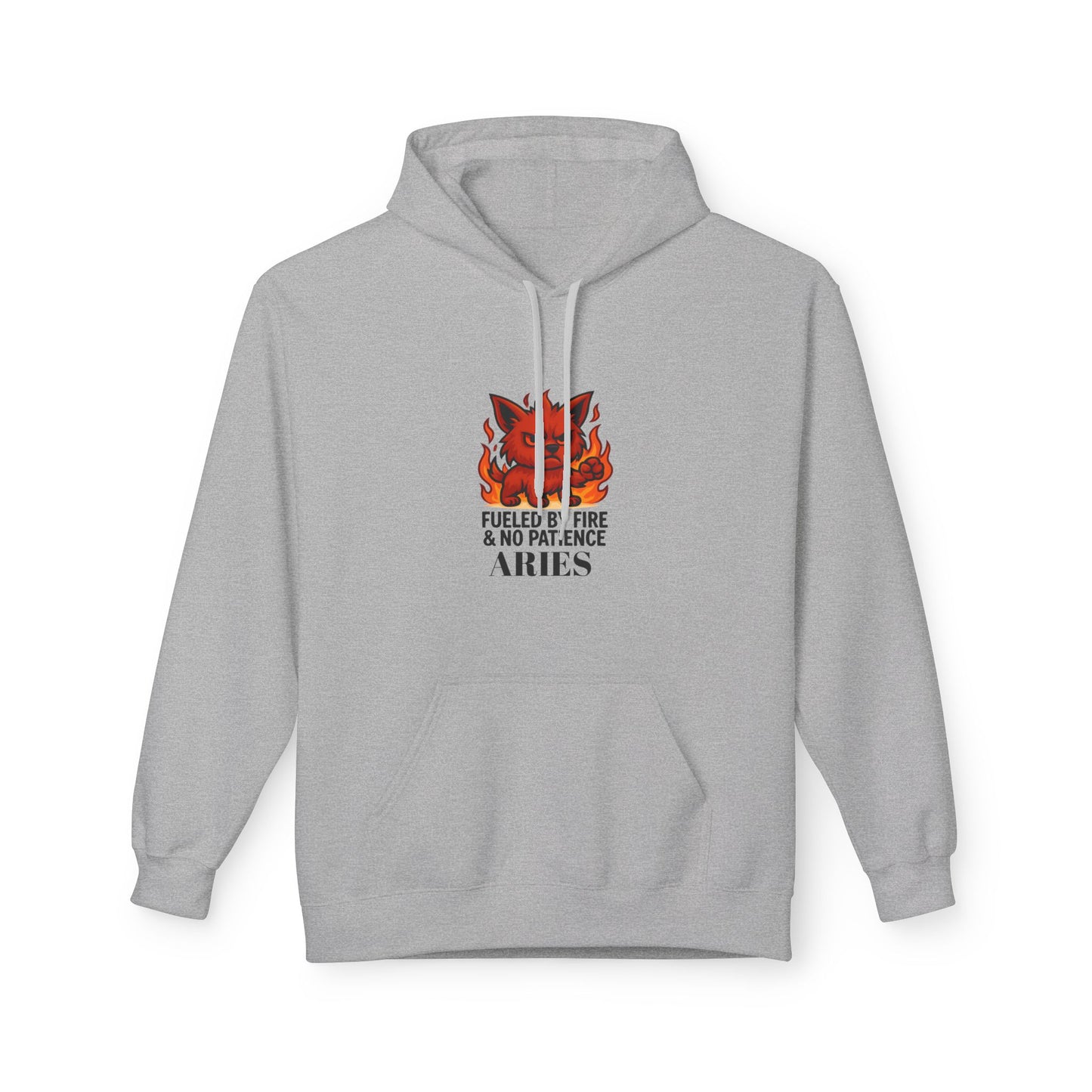 Aries Dog Fire Element Hoodie - Cozy Unisex Sweatshirt, Horoscope Gift, Astrology Apparel, Birthday Surprise, Zodiac Fashion