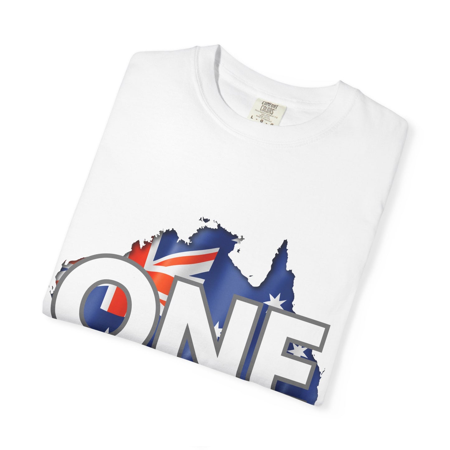 ONE Australia Unity T-Shirt — Aussie Flag Map Graphic Tee