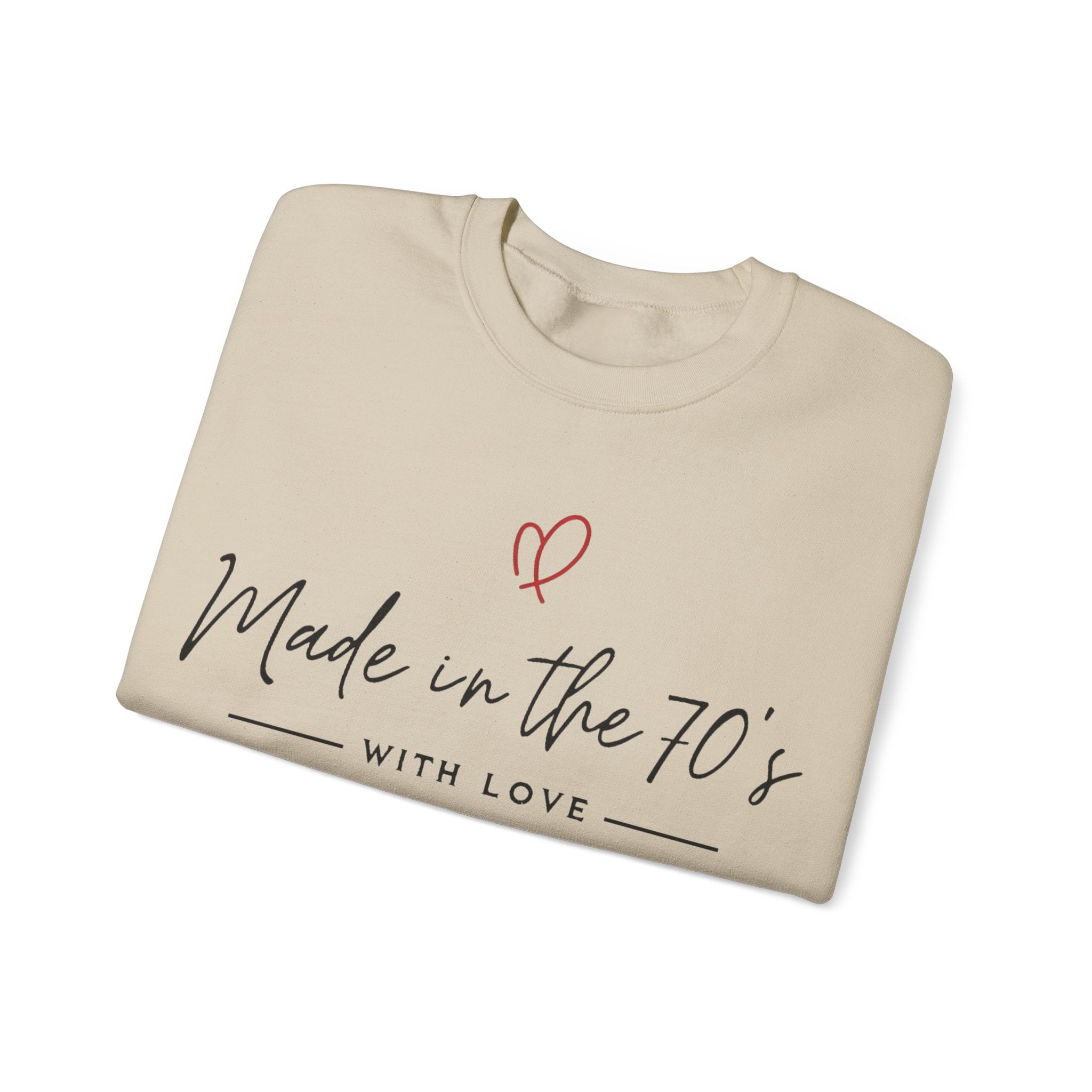 Made in the 70's Unisex Heavy Blend™ Crewneck Sweatshirt - Made in the 70's with love..