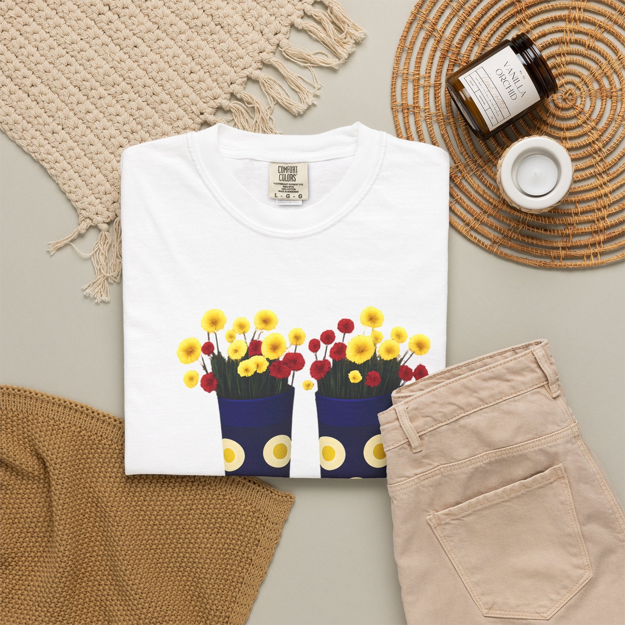 Step Into Kindness T-Shirt – Floral Rain Boot Graphic Tee