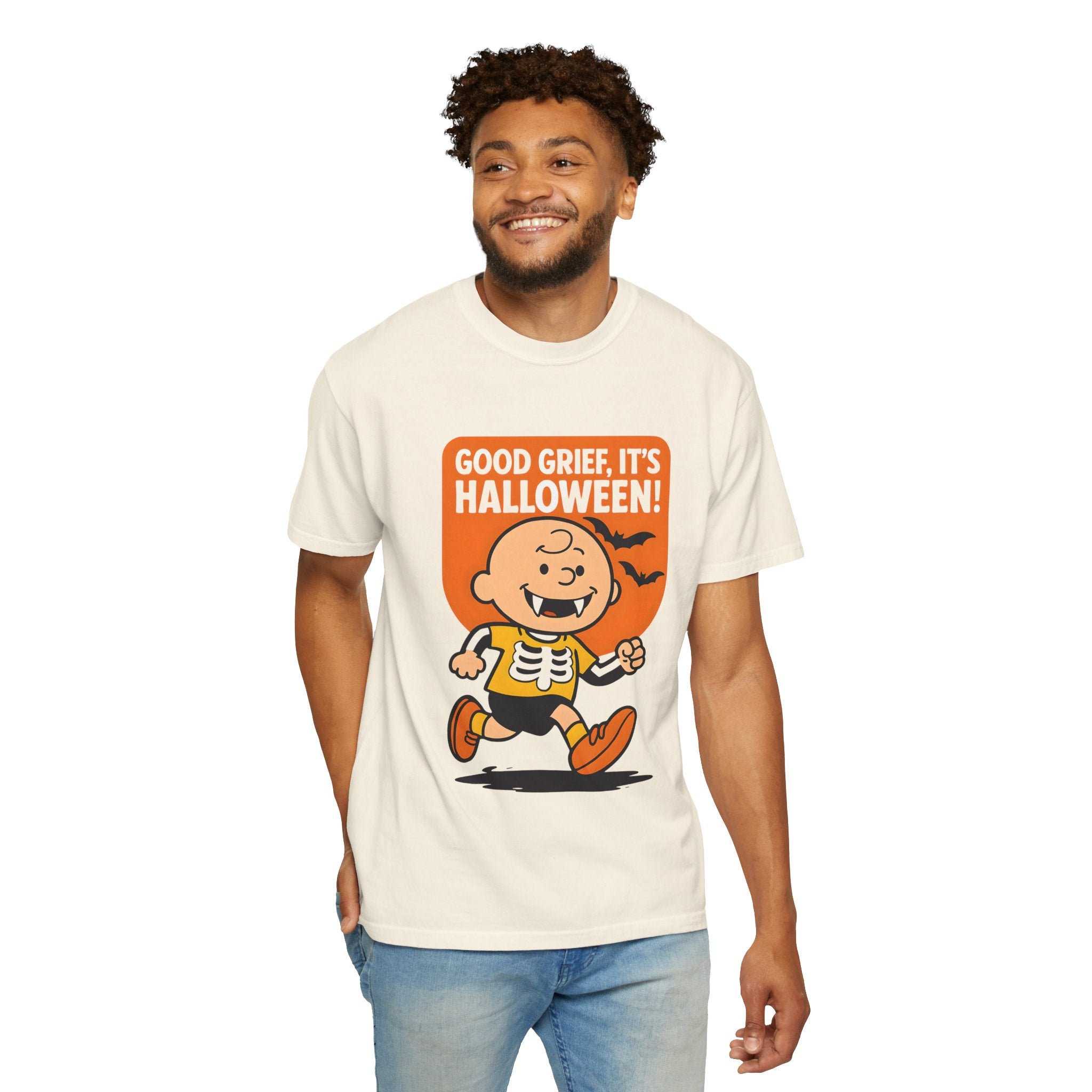 Halloween Charlie Unisex T-shirt - Good Grief Design