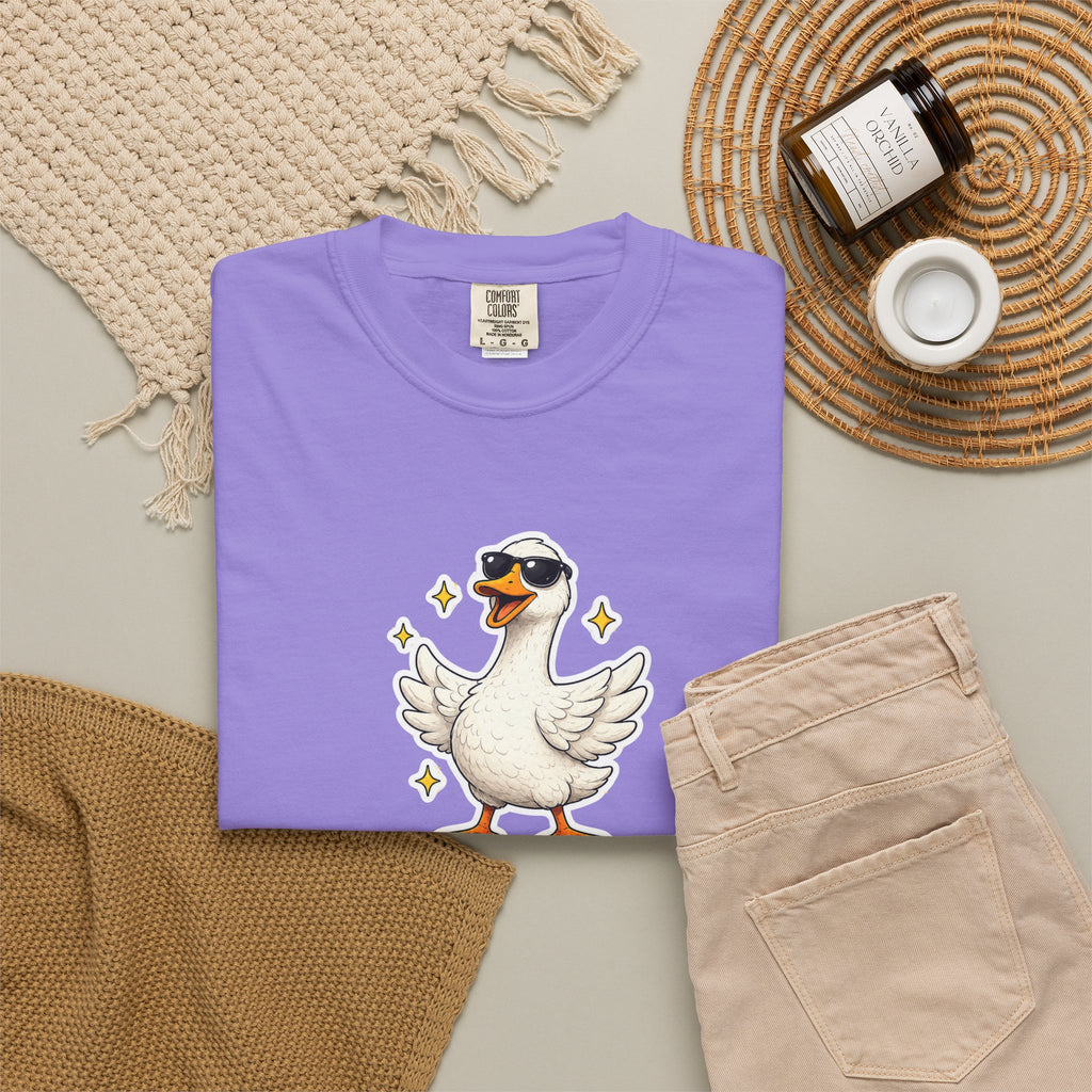 Confidence Goose T-Shirt — Funny Motivational Graphic Tee