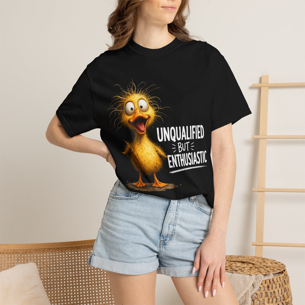 Unqualified But Enthusiastic Duck Graphic Tee