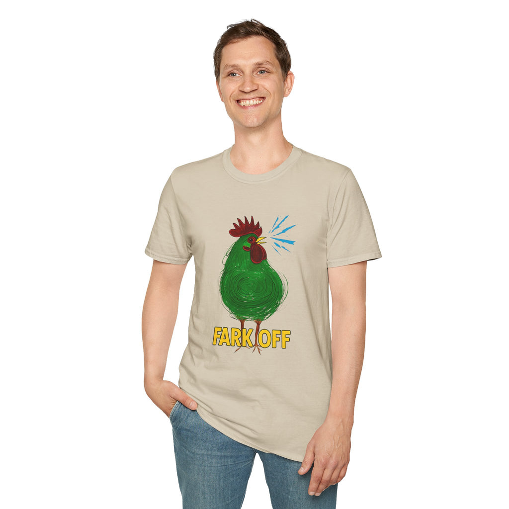 Funny Chicken Graphic T-Shirt, Humor Tee, Farm-Inspired Apparel