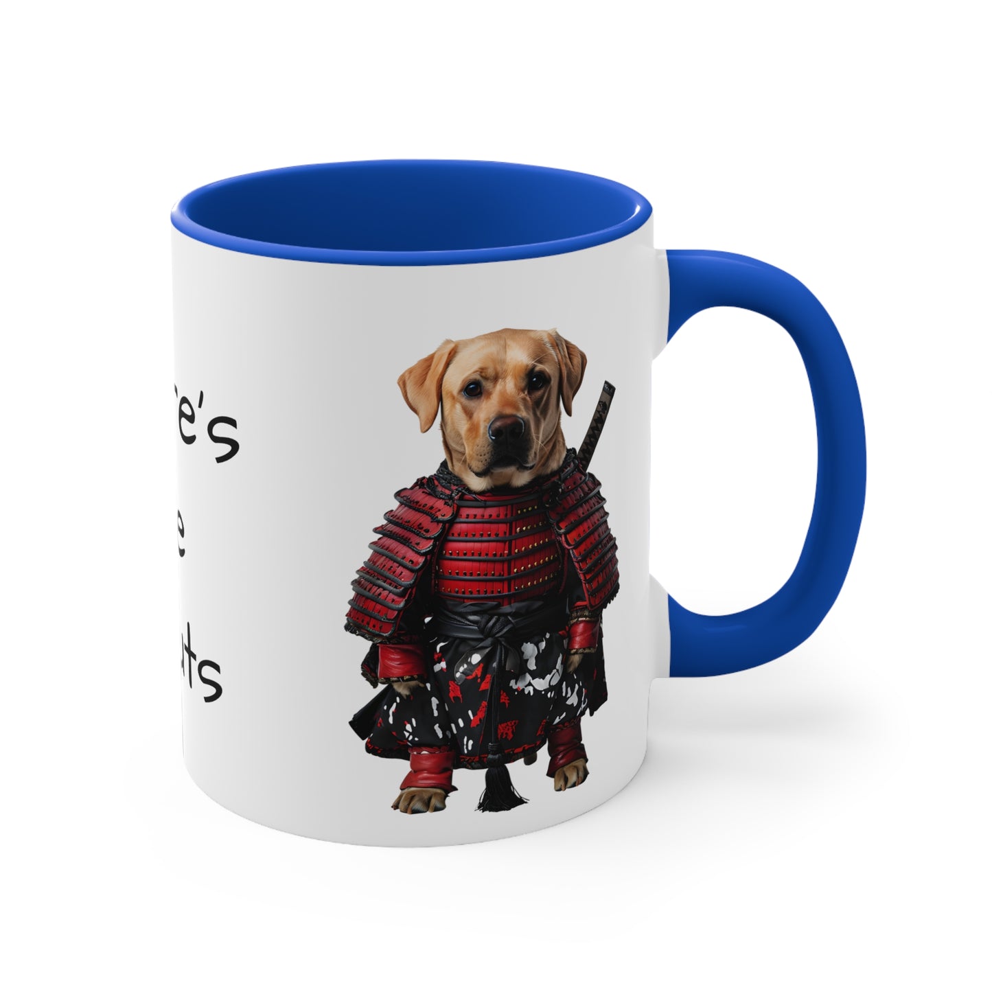 Golden Retriever in Samurai Outfit Accent Mug Perfect Gift for Dog Lovers & Pet Owners