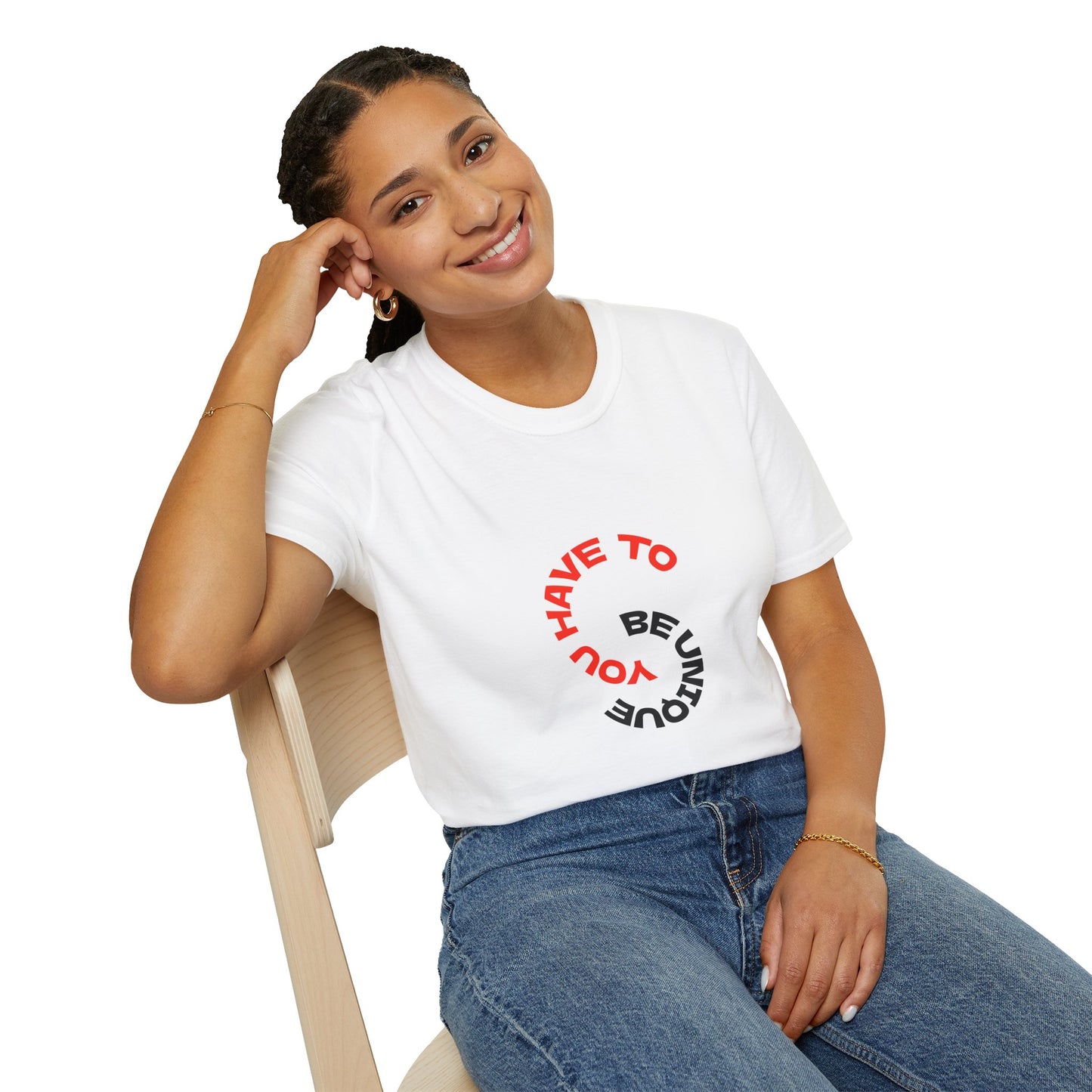 Inspirational Unisex Softstyle T-Shirt, Unique Graphic Shirt, Casual Wear, Vintage Style