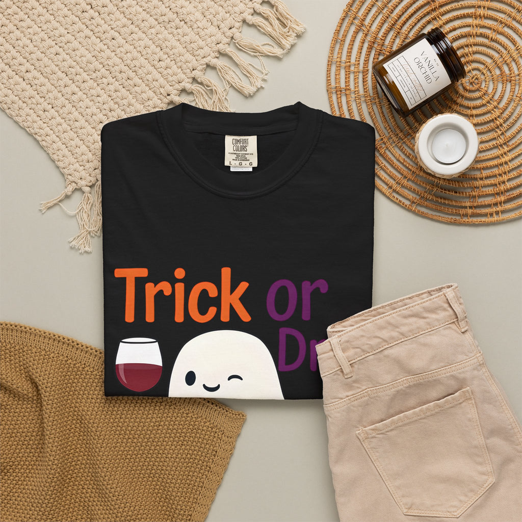 Halloween Ghost 'Trick or Drink' Tee