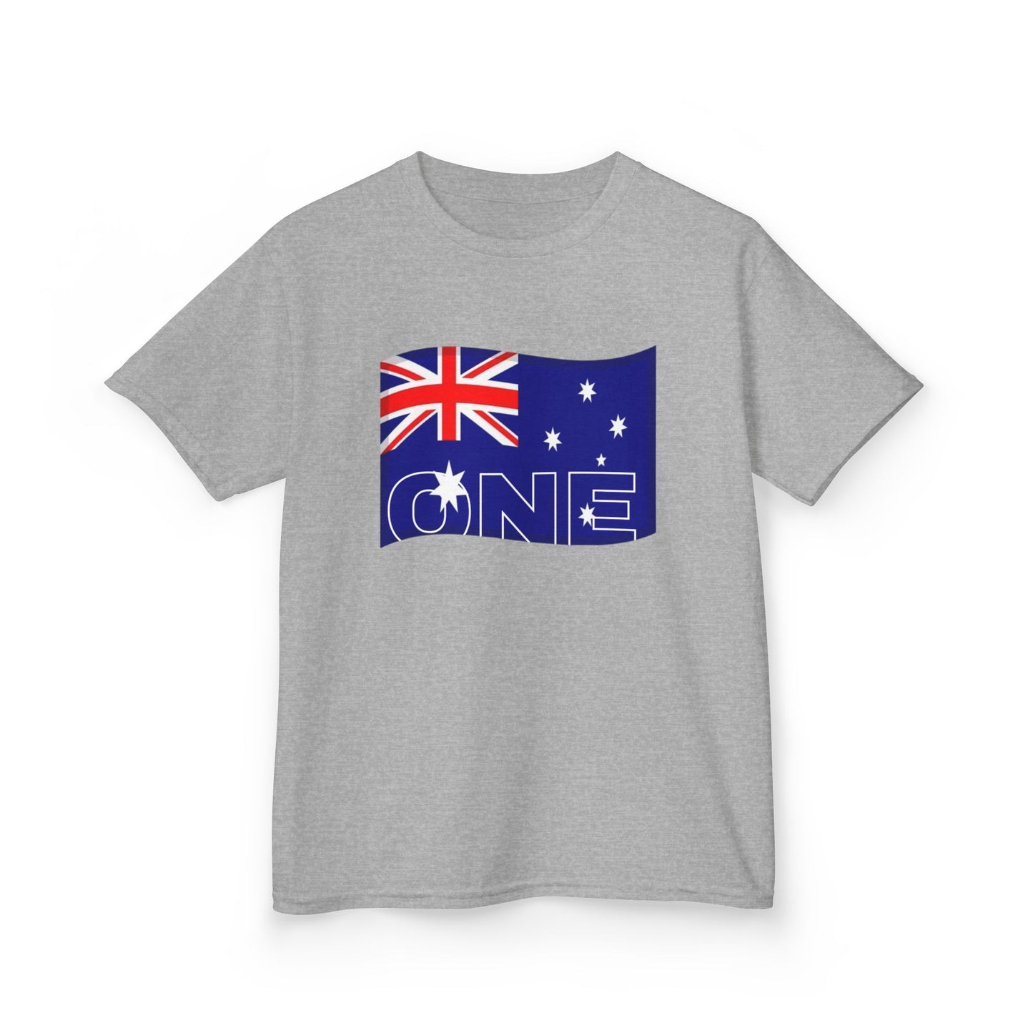 Kids Tee — Australian Flag "ONE" Design