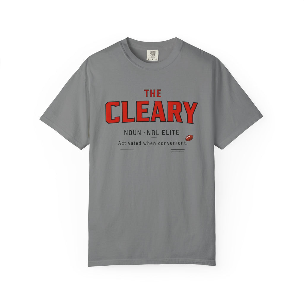 The Cleary Graphic T-Shirt — 'The Cleary' Sports Humour Tee with Definition Print